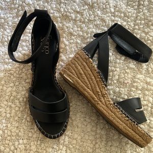 Beautiful Franco Sarto espadrilles Platforms Wedges